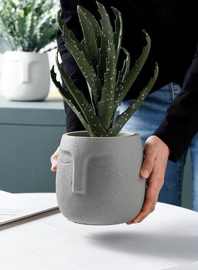 Flower-Pot Art-Potted-Plant-Pot Ceramic Succulent Plant Cact