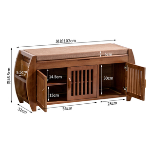 凳鞋 直销新品 柜收纳凳储物凳子家用 换鞋 凳式 进门B可坐换鞋 柜试鞋