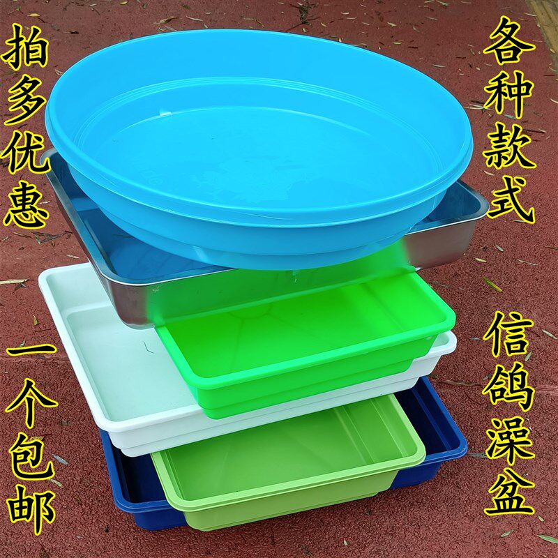 赛鸽用品 信鸽专用大号澡盆 鸽子洗澡盆浴盆 鸽子用品用具 鸽澡盆