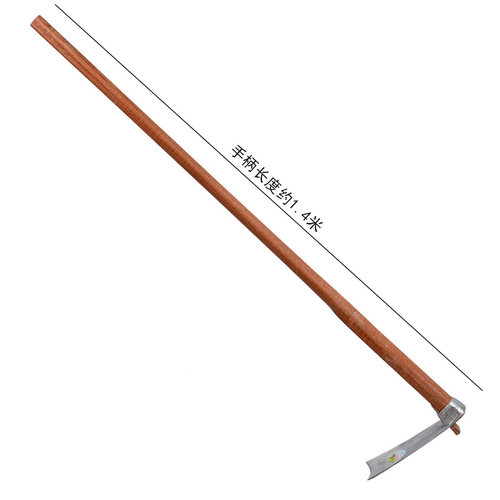 农用不锈钢ed长柄大开t山户外农具园艺挖种工具除草地菜木柄开