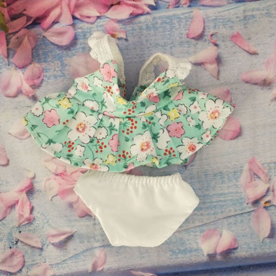 娃衣20cm厘米棉花娃娃衣服夏装可爱小裙子背带裤女娃换Z装配饰现