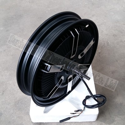 新品60v96V 1500w 16寸满盘大功率电机 260碟刹12寸改装电机