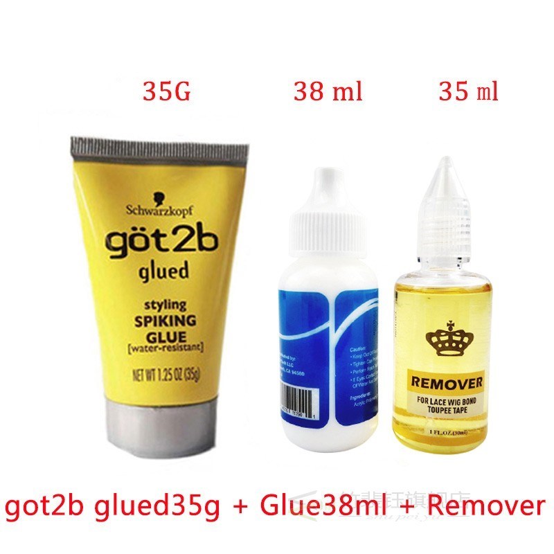 推荐waterproof lace wig glue hair bond glue 38ml closure wig