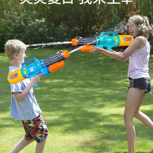 加林水枪儿童玩具喷水大容量男孩呲滋高压射程远抽拉泼水节
