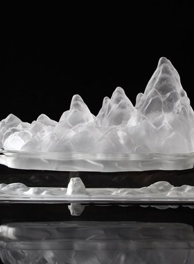 古法琉璃千d里江山熏香炉家用摆件禅堂卧香炉室内供佛茶道花道山