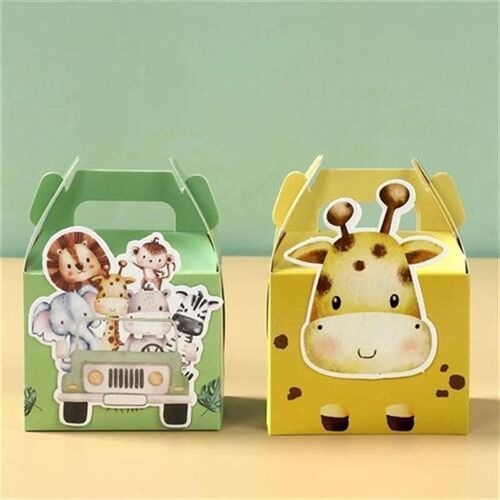 Jungle Animal Candy Boxes Safari Birthday Party Decoration K
