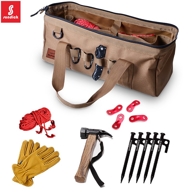 山地客户外露营帐篷配件整理收纳包杂物袋营地钉锤手提Z包防水耐