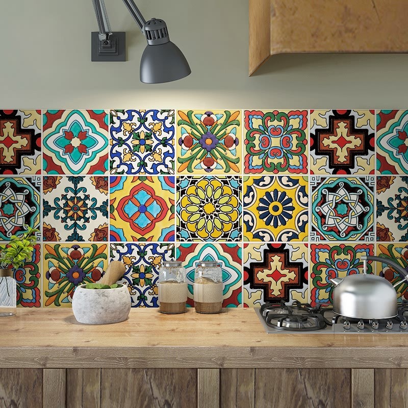 厨房贴纸防水防油装饰自粘贴纸卫生间墙面瓷砖贴纸地贴墙贴地板贴,家居饰品,软装墙贴,淘宝优惠券,粉丝福利购,淘宝优惠卷