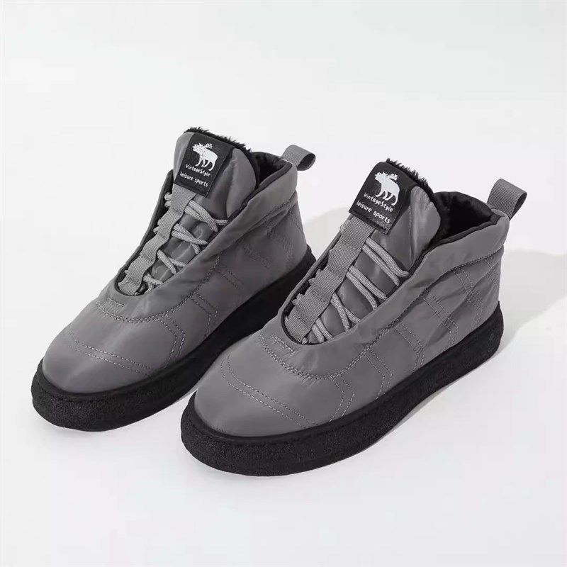巨保暖!冬季新品男士户外加绒一脚蹬帆布棉鞋休闲半高帮鞋男鞋潮,流行男鞋,棉鞋,淘宝优惠券,粉丝福利购,淘宝优惠卷