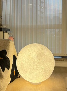 网红月球灯创意台灯落地卧室装饰灯户G外月亮灯花园庭院别墅氛围