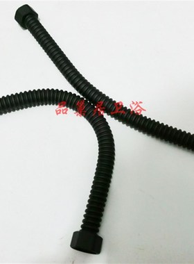 3BSA黑色高压软管304波纹管热水器马桶燃气链接上Y水三角阀进