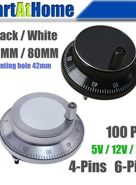 CNC Handwheel Encoder Manual Pulse Generator MPG DC 5V/12V/2