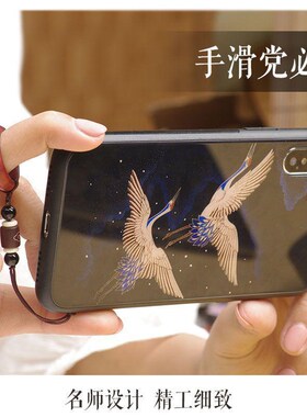 手机挂绳短檀木手机挂饰男女拆卸指环扣情侣绳扣环中国风短款挂件