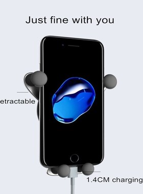 Holder  Phone In Car Mobile Gravity Air Vent Monut Smile Fac