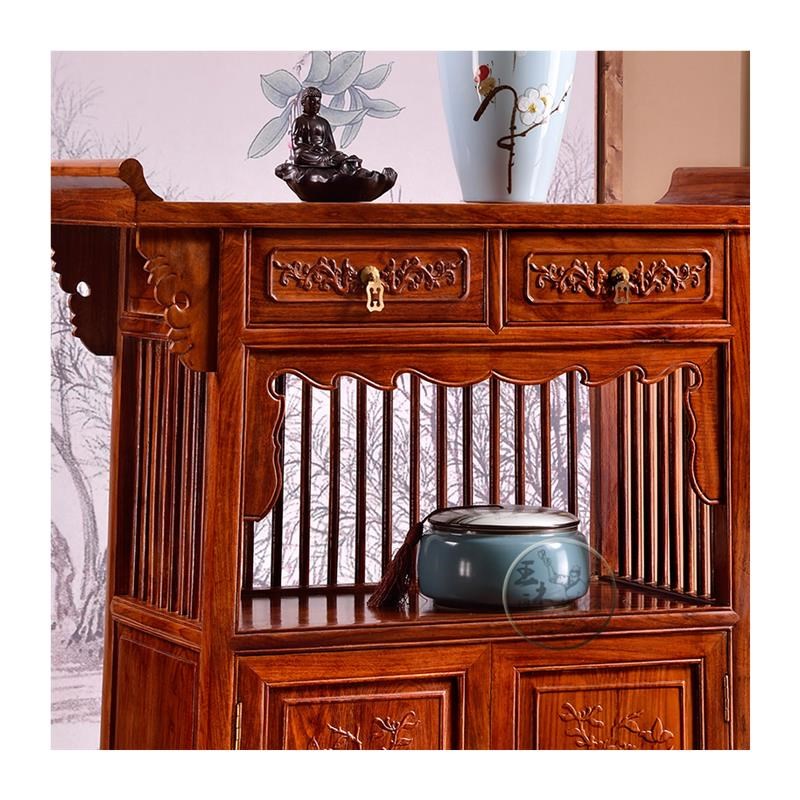 花梨木餐边柜橱柜茶水柜 桥台条案佛龛翘头 红木中式仿古