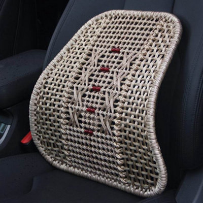 新品Thick hand woven car back cushion by four seasons summer