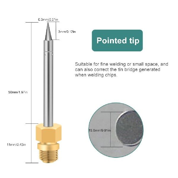 推荐Mini Portable Welding Tips Universal USB Soldering Iron