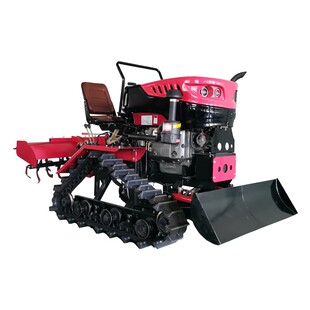 水旱两用履带旋耕机微耕机水田农耕机农用耕地水田除草水田拖拉机