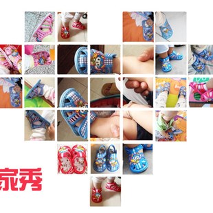 室內(nèi)地板鞋 嬰兒布底鞋 兒童手工千層底學(xué)步鞋 2歲r寶寶軟底布鞋