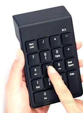 Portable Wireless 2.4G Mini USB 18 Keys Number Pad Numeric K