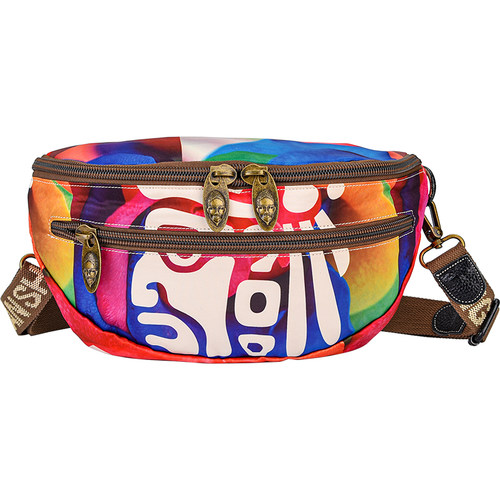 阎双夏2020新款斜挎腰包百搭胸前包女潮流单肩包透气胸包小布包包