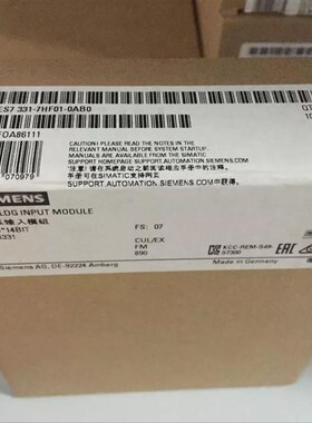 S7-300 SM3318AI点模拟B输入 块6ES7331-7HF01-0AB0模OA量O