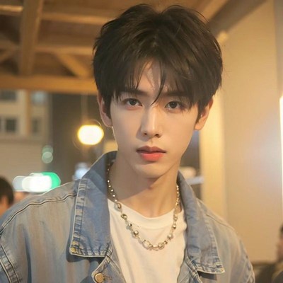 假发男生短发韩版帅气全头套式男式日常微分碎盖自然蓬松男士假发