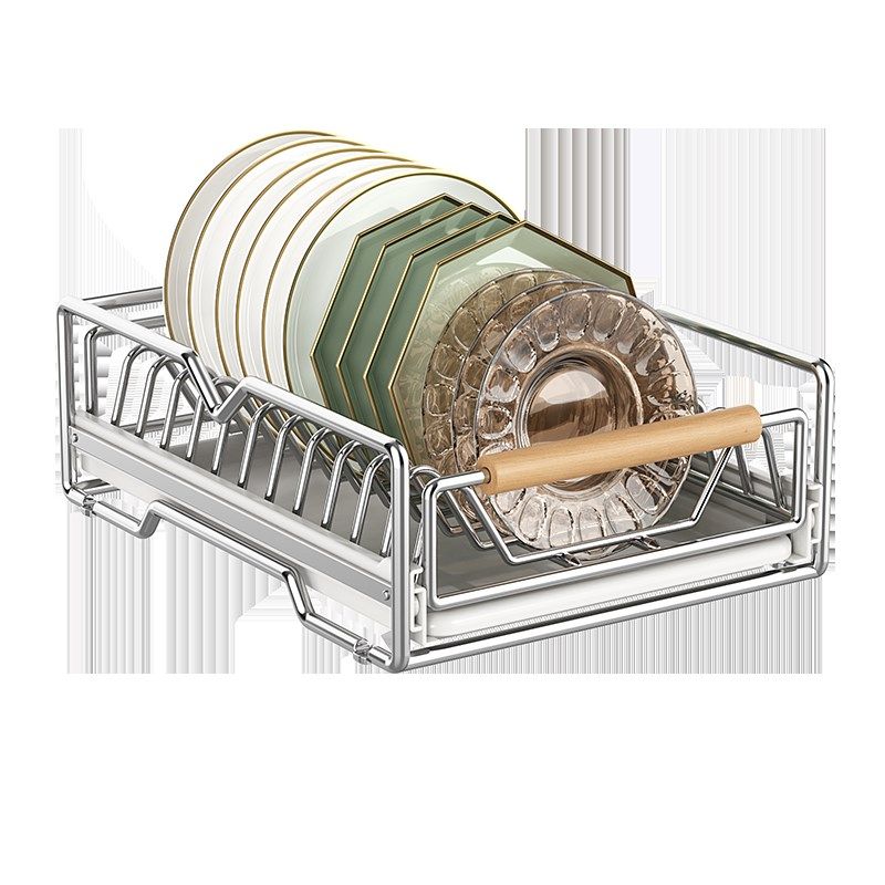 拉篮厨房整体橱柜304不锈钢抽屉式碗架筷碗碟收纳层架?具车抽拉,家装主材,拉篮,淘宝优惠券,粉丝福利购,淘宝优惠卷