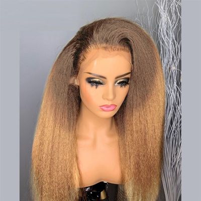 速发Scheherezade Kinky Straight Wig Synthetic Lace Front Wig