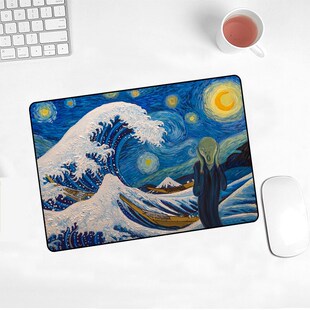 Promotion Van Gogh r  Pad Rubber Art Speed Painting Mousepad