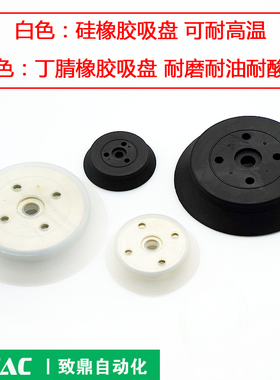 机械手真空吸盘重载平行工业吸嘴ZP32/40/50/63/80/100/125HN/HS