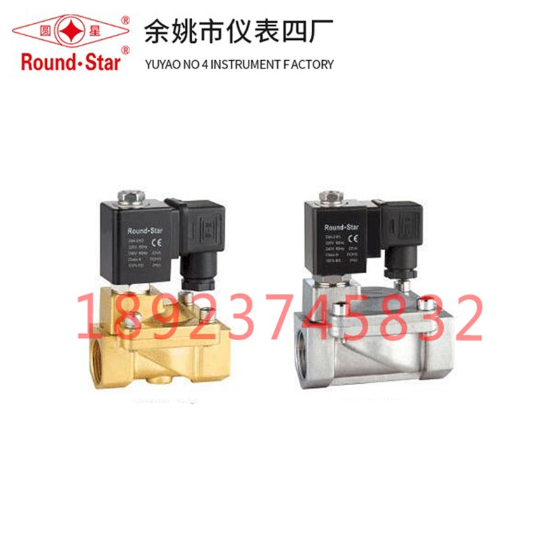 余姚仪表四厂圆星RSP先导电磁阀RSP-10 20 25J-32K-40JKES内螺纹