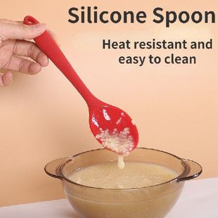 Resistant Clean Spoon Heat Silicone Easy 速发5 Colors