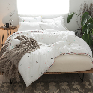 全棉被子冬被双人空调被学生宿舍棉被单人3/4斤春秋被可机洗