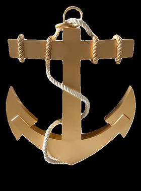 定制船锚金属铁质摆件公园商场室外户外模型道具