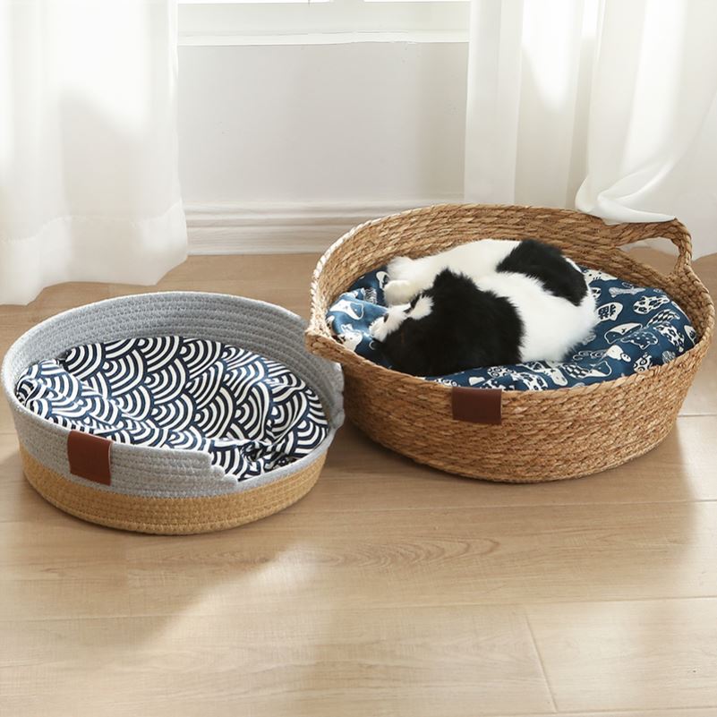 t supplies cattair cat bed rattan cat sdlatchT boarc pet