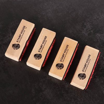 速发1 PC Vintage Strip Wooden Rubber Stamp Kids DIY Handmade