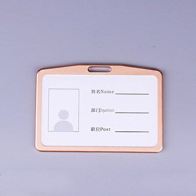 1PC Metal Business Card Holder Bus Card Case Id Holder Ski P