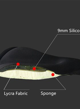 Bicycle Saddle Cover MTB Bike Cushion Covers Reflective Stri