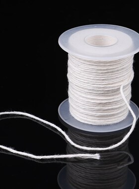 Candle-Wick Waxed-Accessories Candle-Making-Material White D