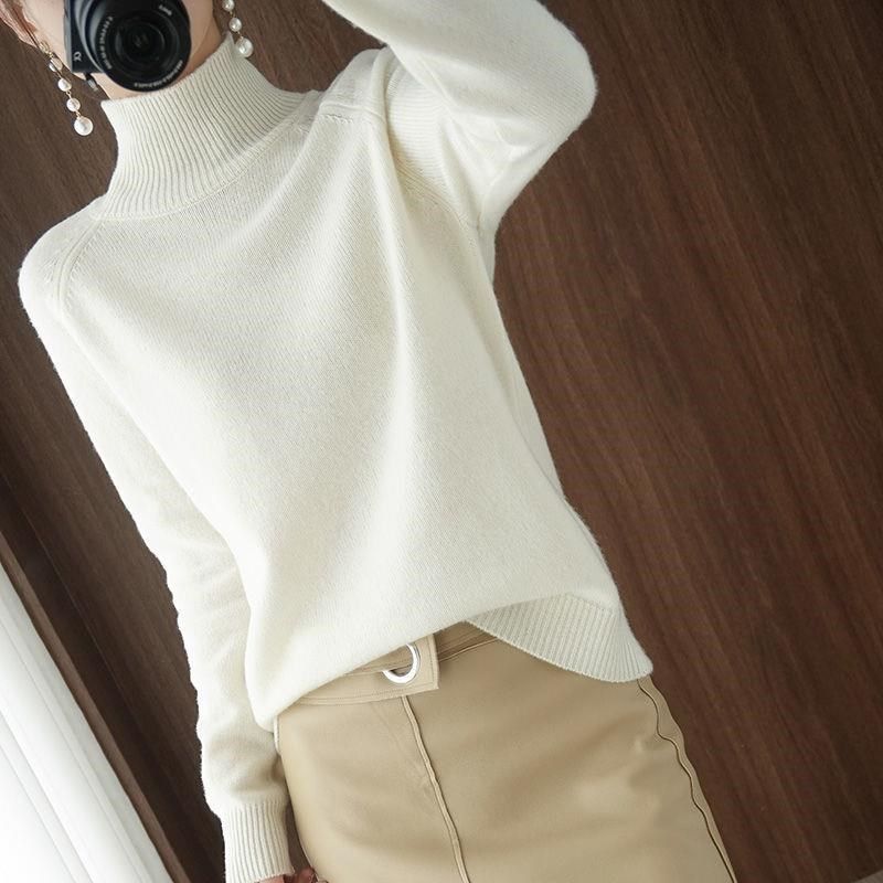 turtleneck pullover fall/winter 2021 cashmere sweater women
