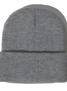 小众高货20 Colors New Korean Wool Acrylic Knitted Caps Women
