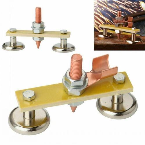 现货Magnet Head Welding Clampzs Double Head 30kg Strong Suct