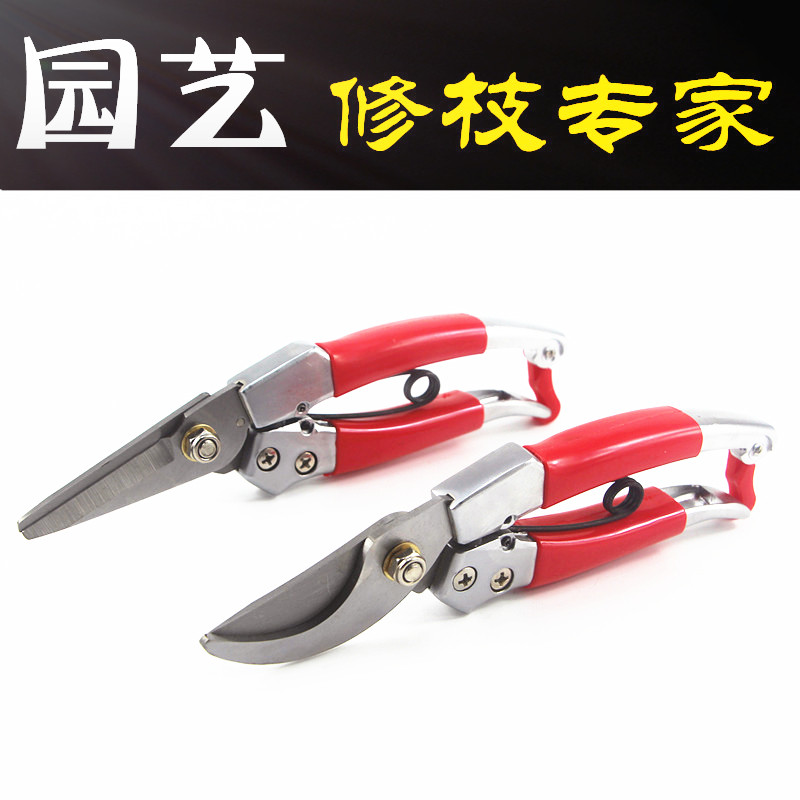 现货修枝剪刀树枝果树剪子园y艺剪刀园林粗枝剪修花工具家用摘水