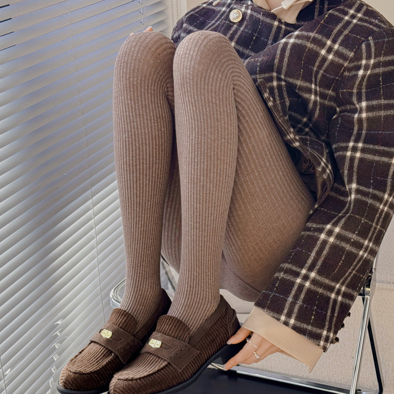 烟灰色连裤袜女秋冬季加厚保暖咖啡色打底裤韩版竖条纹显瘦踩脚袜,女士内衣/男士内衣/家居服,连裤袜/打底袜,淘宝优惠券,粉丝福利购,淘宝优惠卷