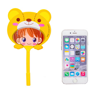 广告笔定制logo宣传品扇子笔卡通可爱定做小礼品活动实用学校招生