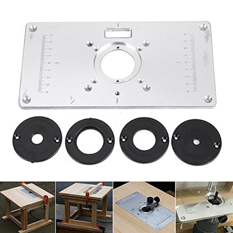 Router Table Plate 700C Aluminum Router Table Insert Plate +
