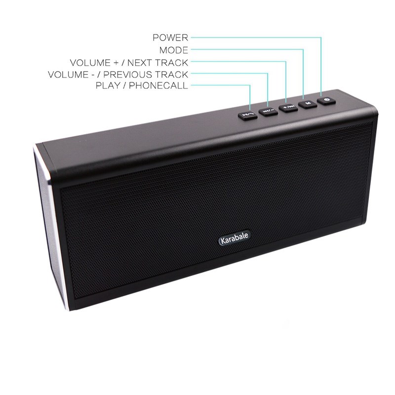 推荐New 20W Metal Wireless Bluetooth Speaker 4400mAH Power B