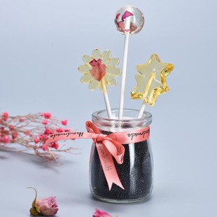 50pcs Solid Core Paper Lollipop Sticks 15/10/8.5cm Stick Lo