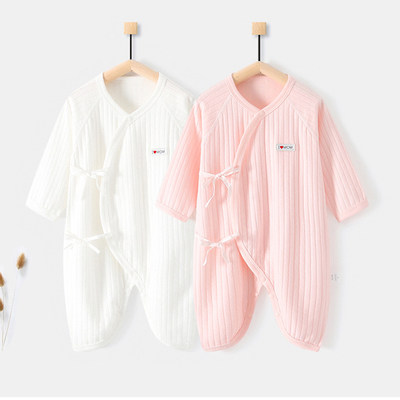 速发Summer Newborn Baby Romper Boneless Baby Pajamas Jumpsui